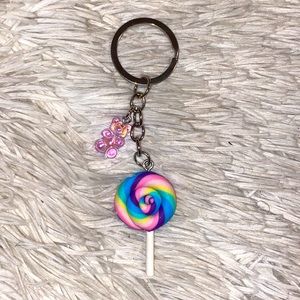 ✨Lollipop with Gummy Bear Keychain✨